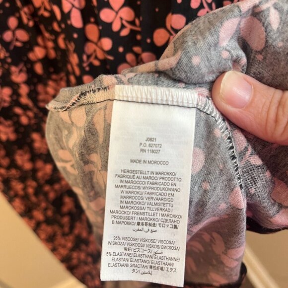 Boden Clover Print Hattie Jersey Dress - Size 12P - Picture 9 of 9